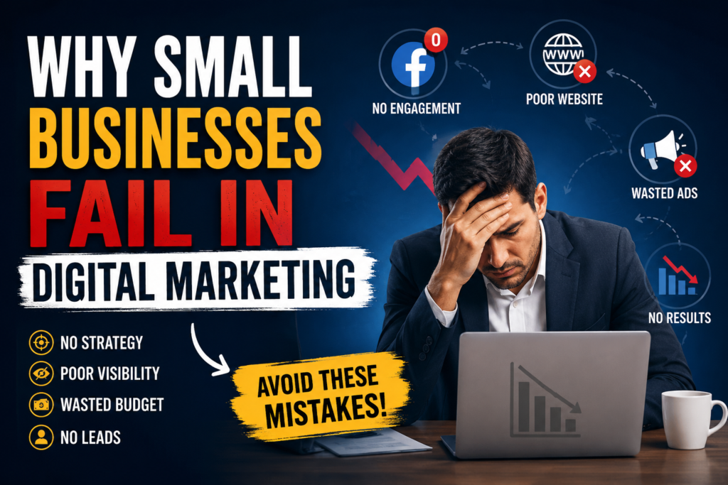 Small Businesses Fail in Digital Marketing