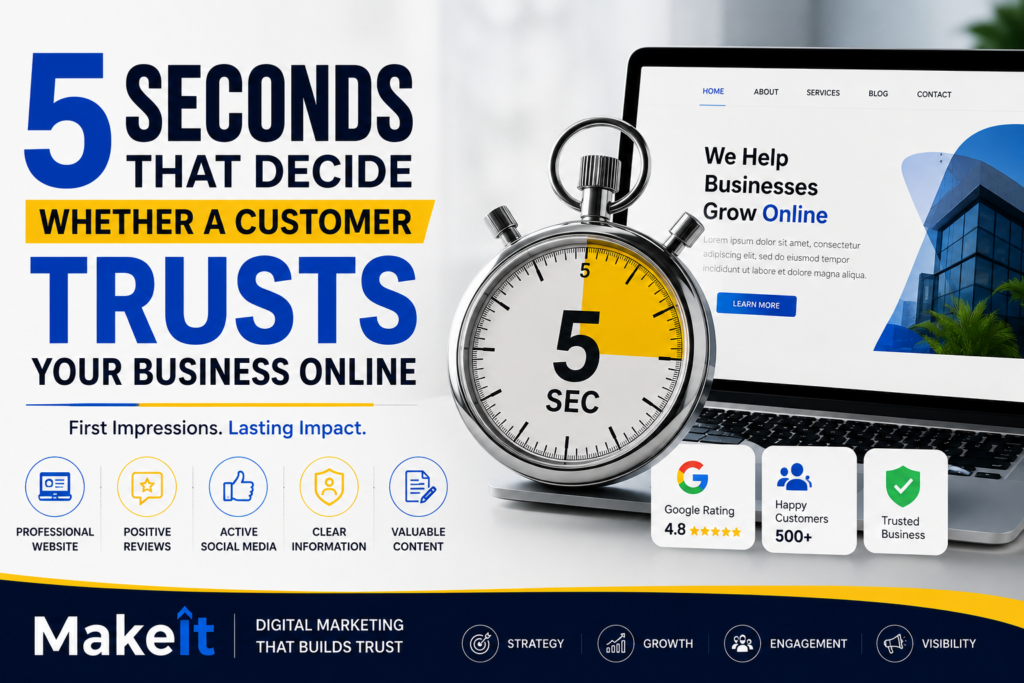 5 Seconds That Decide Whether a Customer Trusts Your Business Online