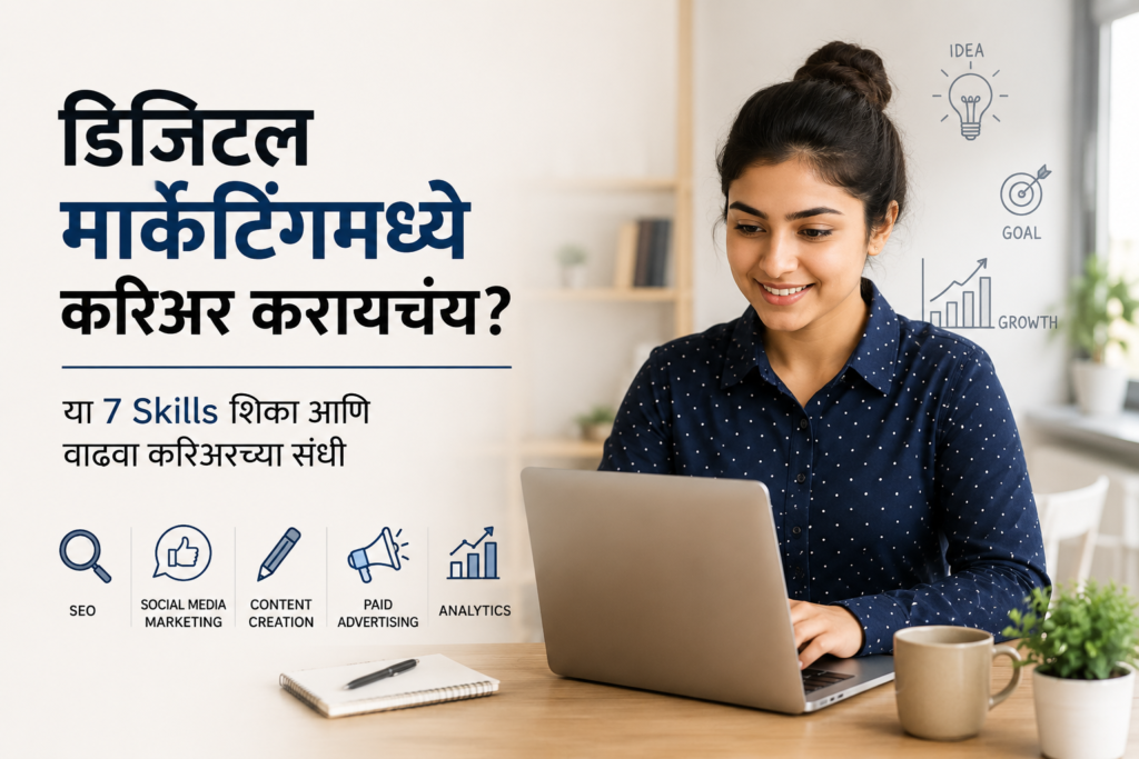 डिजिटल मार्केटिंगमध्ये करिअर करायचंय?